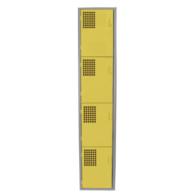 Locker Color Amarillo - 4 puertas